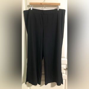 Isaac Mizrahi Live Black Pebble Dress Pants